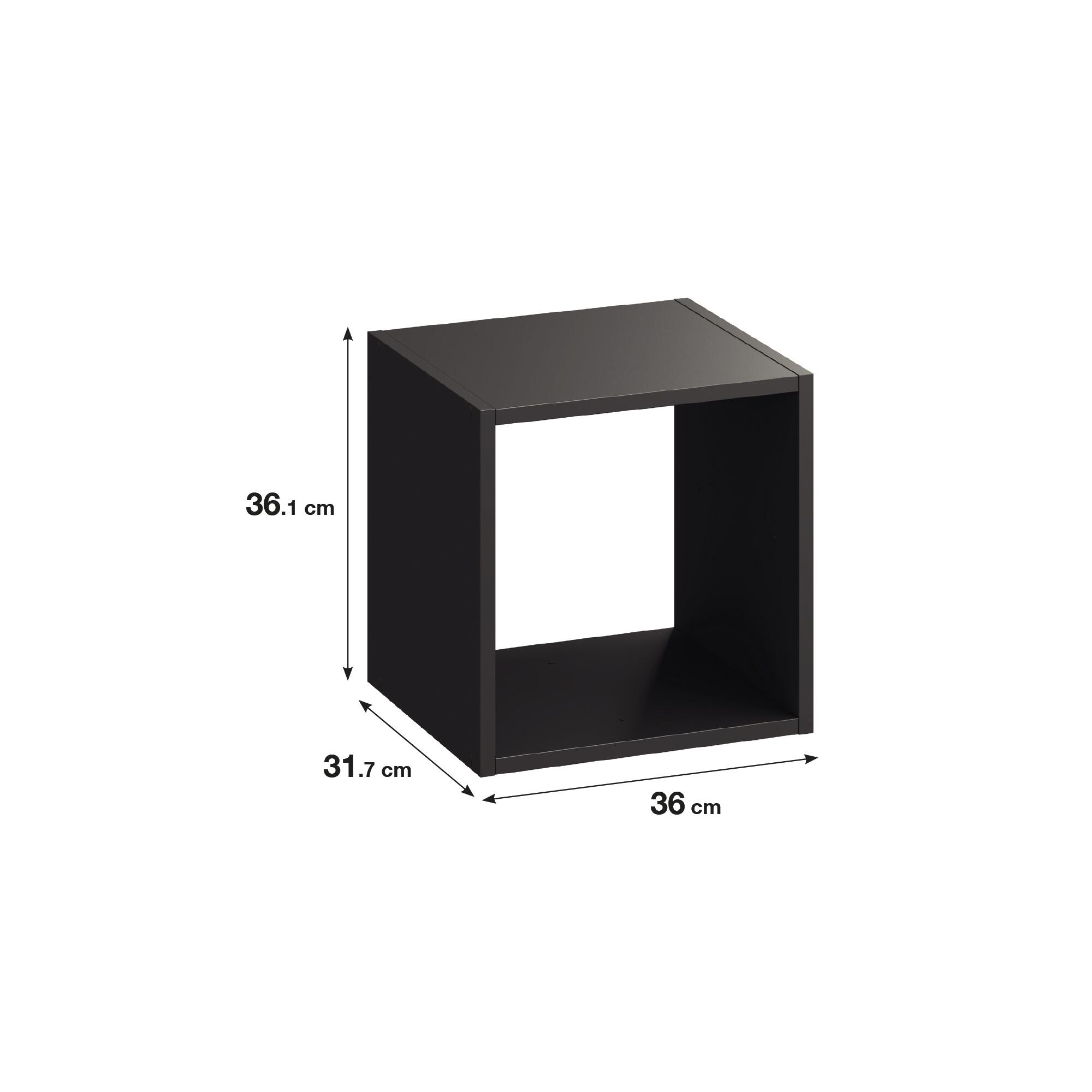 Regał Spaceo Kub 36 x 36.1 x 31 cm grafit Spaceo - 20