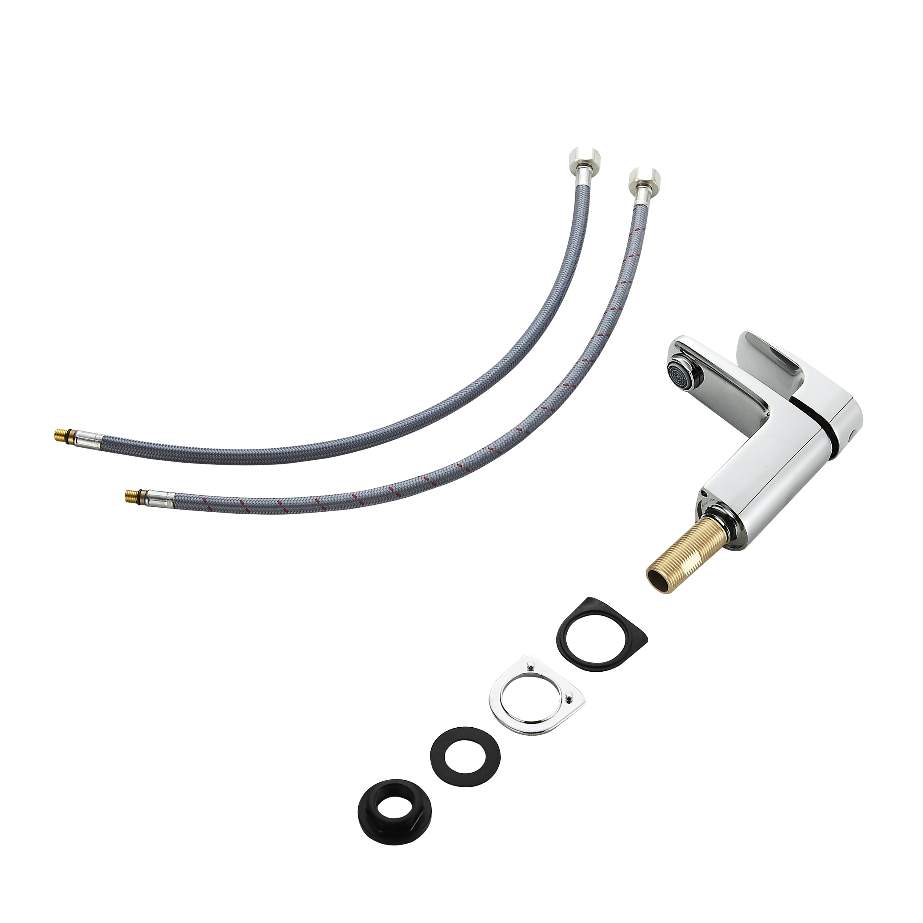 Robinet de lave-mains chrome, eau froide, Remix, SENSEA - 7