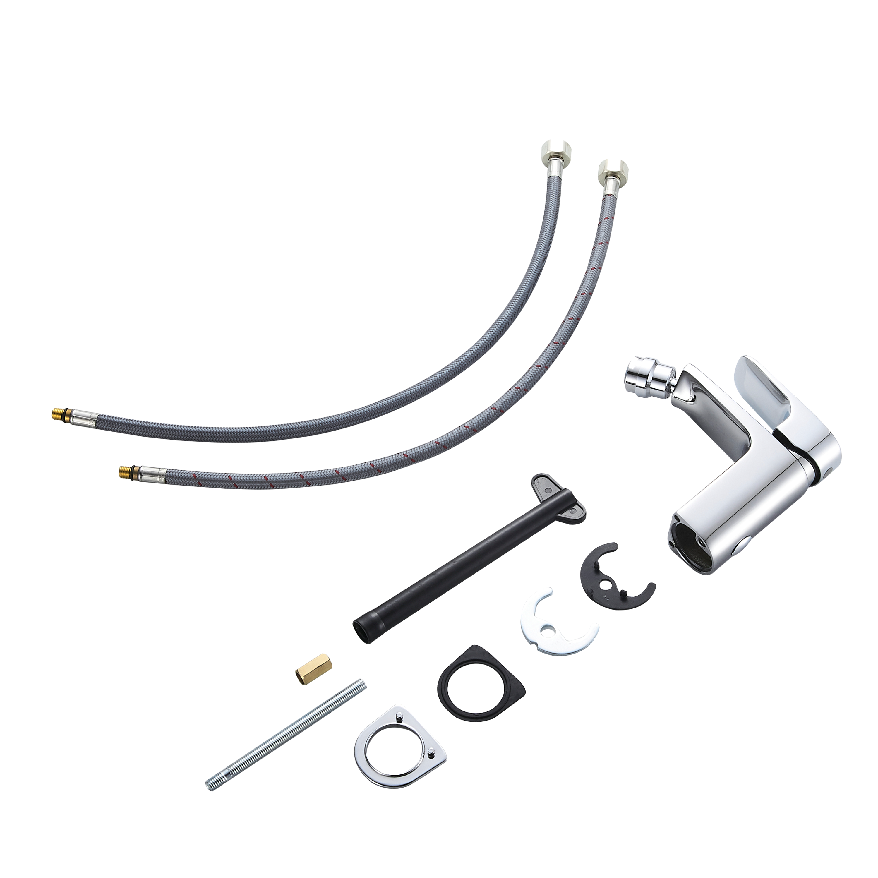 Rubinetto per bidet getto laminare cristallino Remix SENSEA cromato lucido - 5
