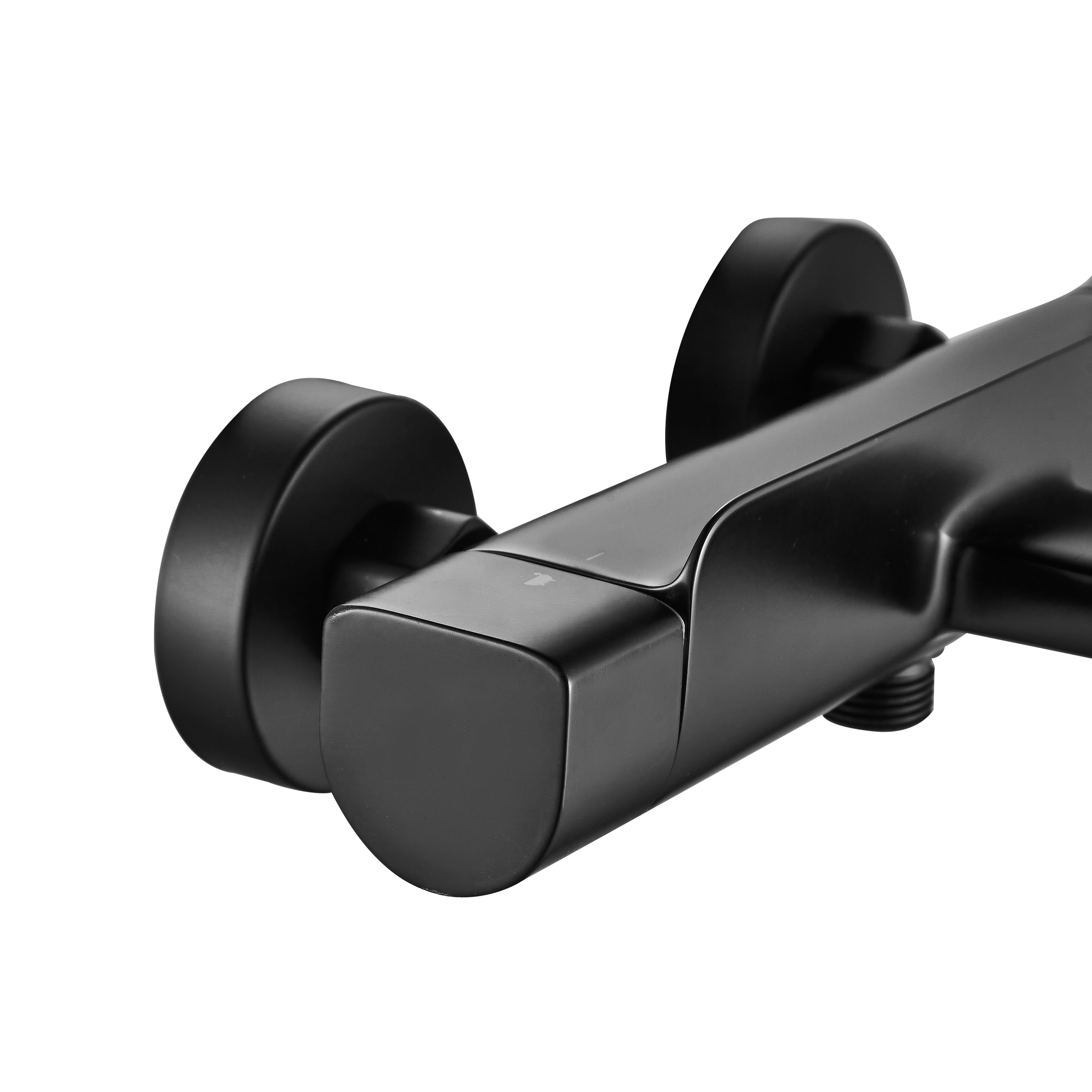 Mitigeur de bain mécanique noir brossé, Remix, SENSEA - 6