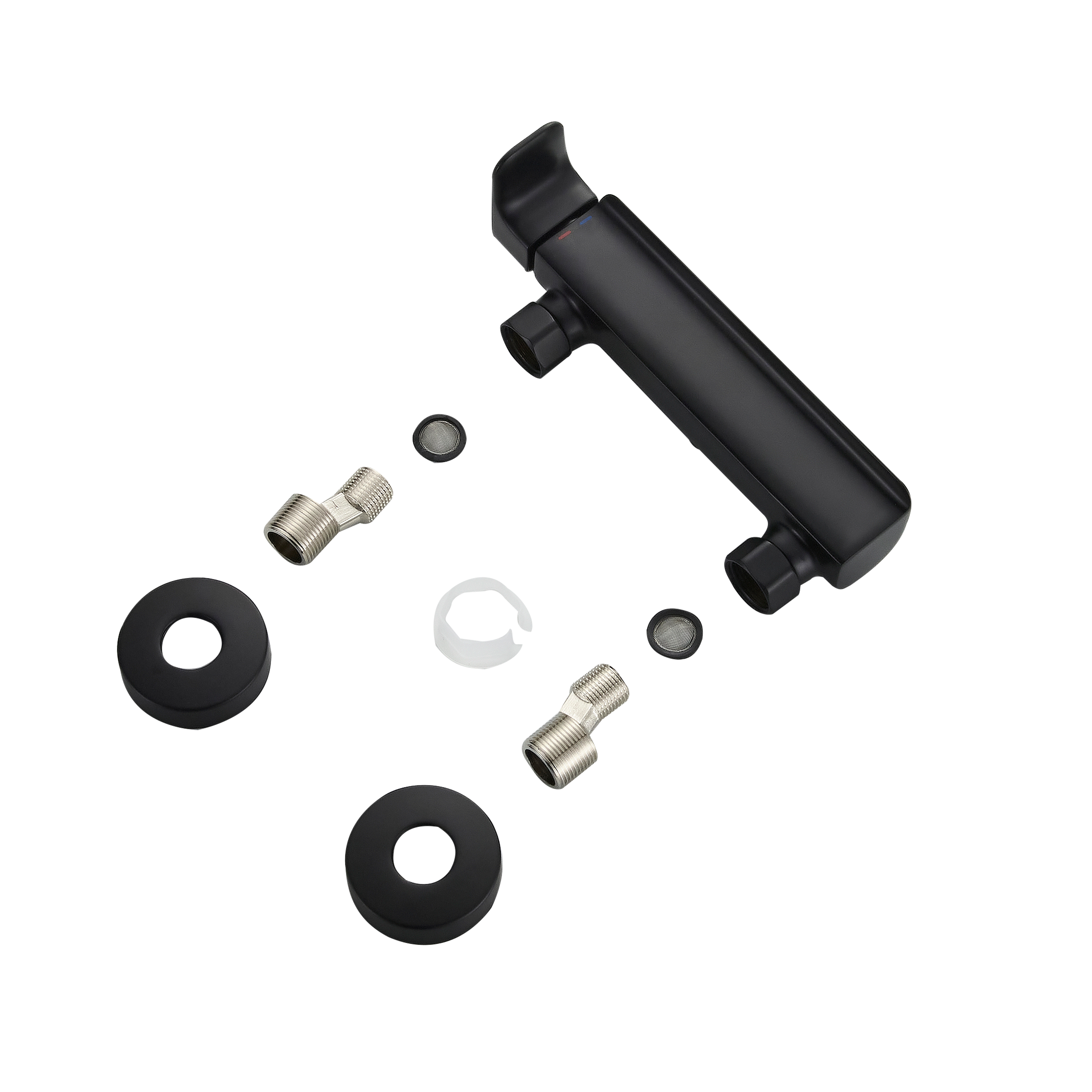 Mitigeur de douche mécanique noir, Remix, SENSEA - 5