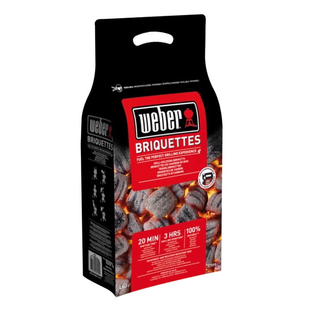 Bricchette di carbone WEBER 4 kg