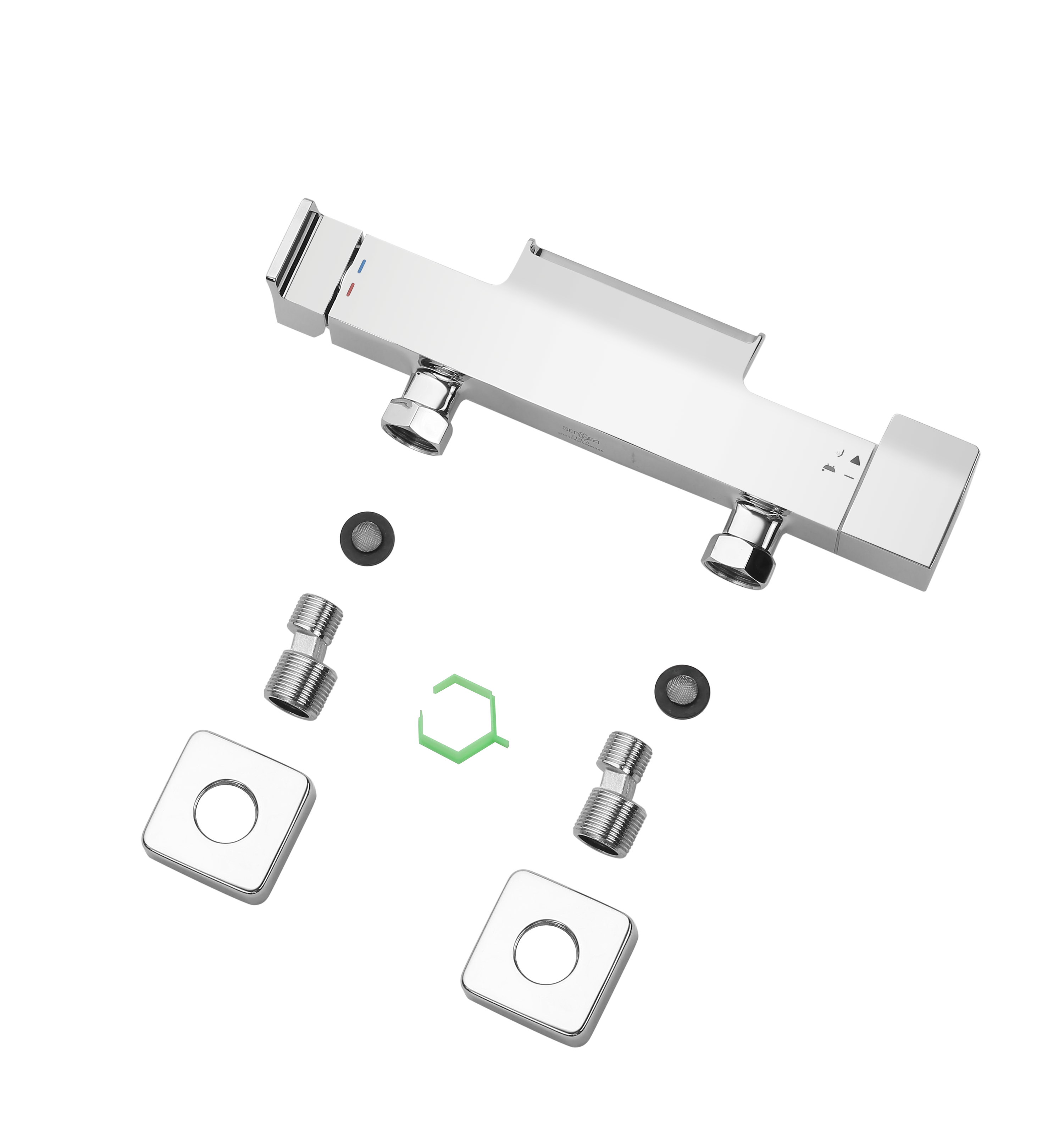 Mitigeur de bain mécanique chrome, Studio cascade, SENSEA - 7