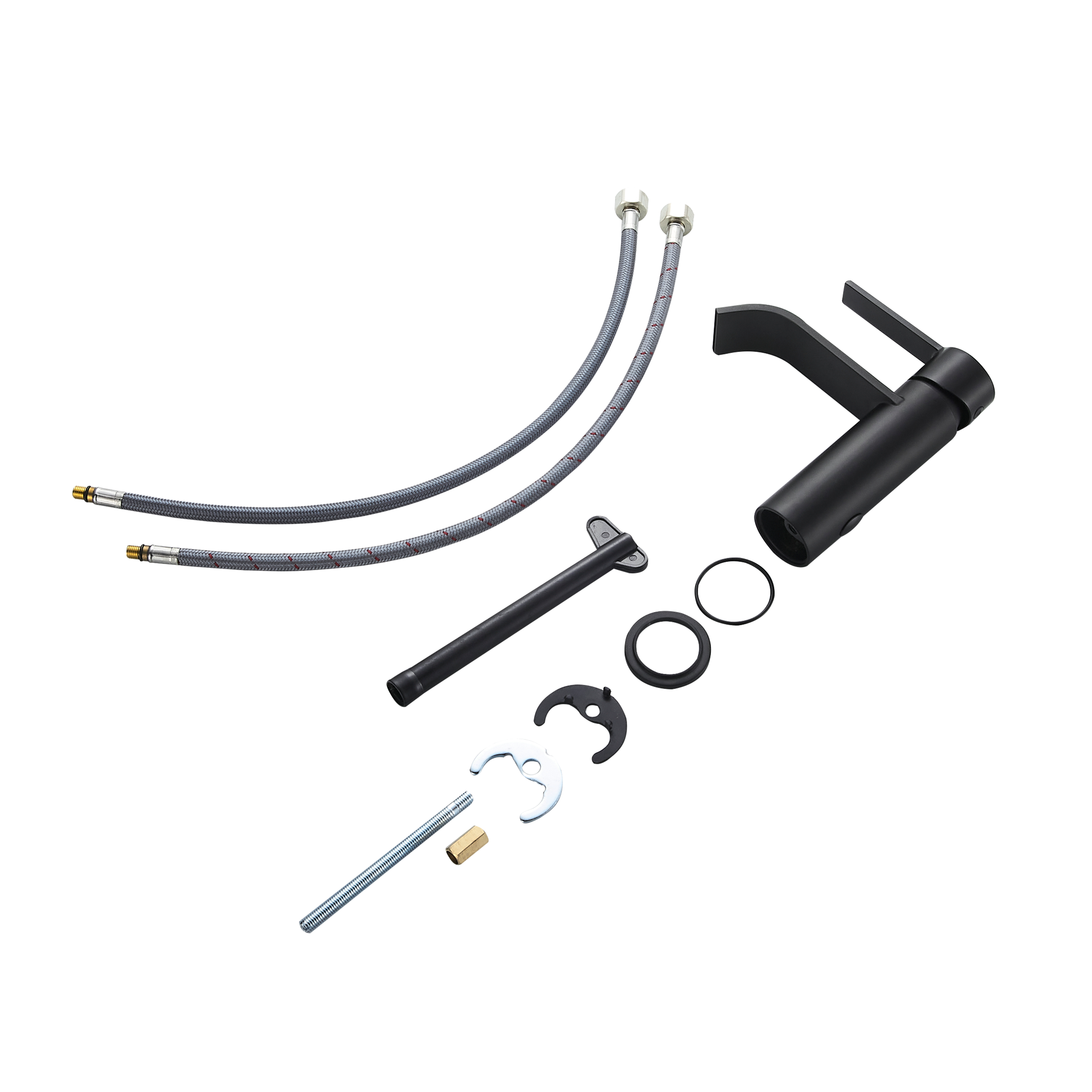 Mitigeur de lavabo noir brossé M, Hao, SENSEA - 5