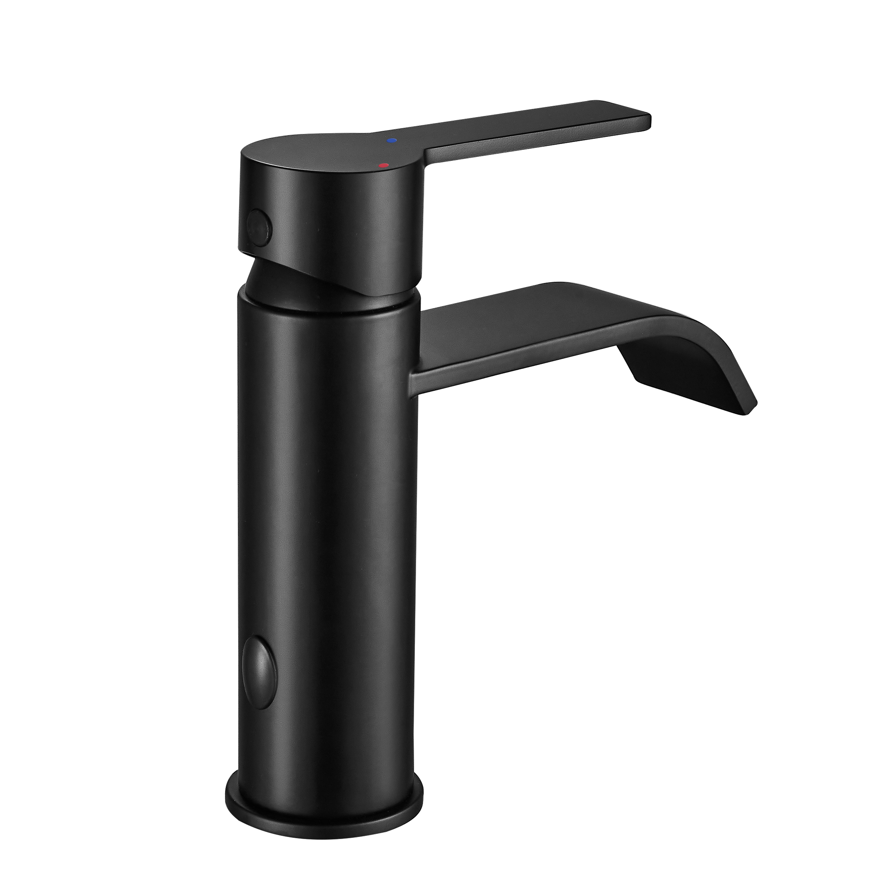 Mitigeur de lavabo noir brossé M, Hao, SENSEA - 3