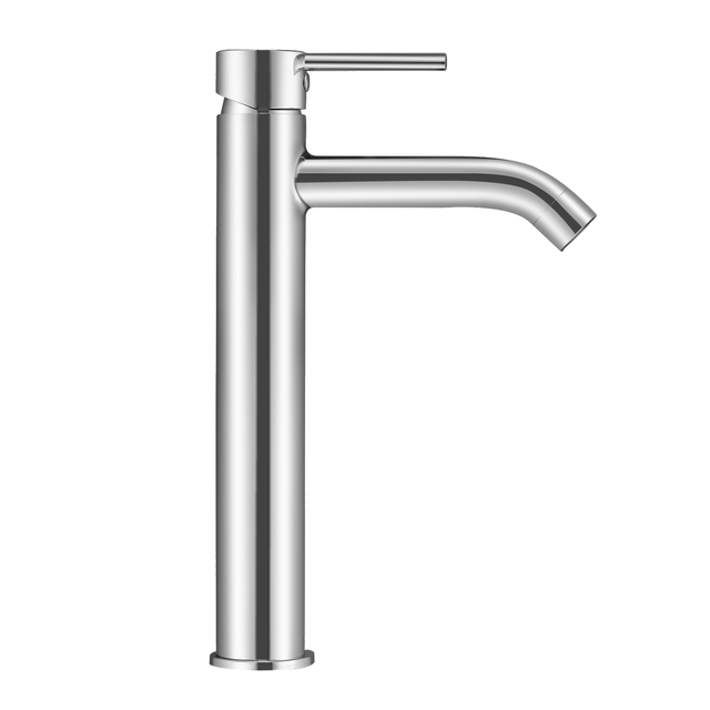Rubinetto per lavabo getto laminare cristallino MIA cromato lucido SENSEA H 29 cm