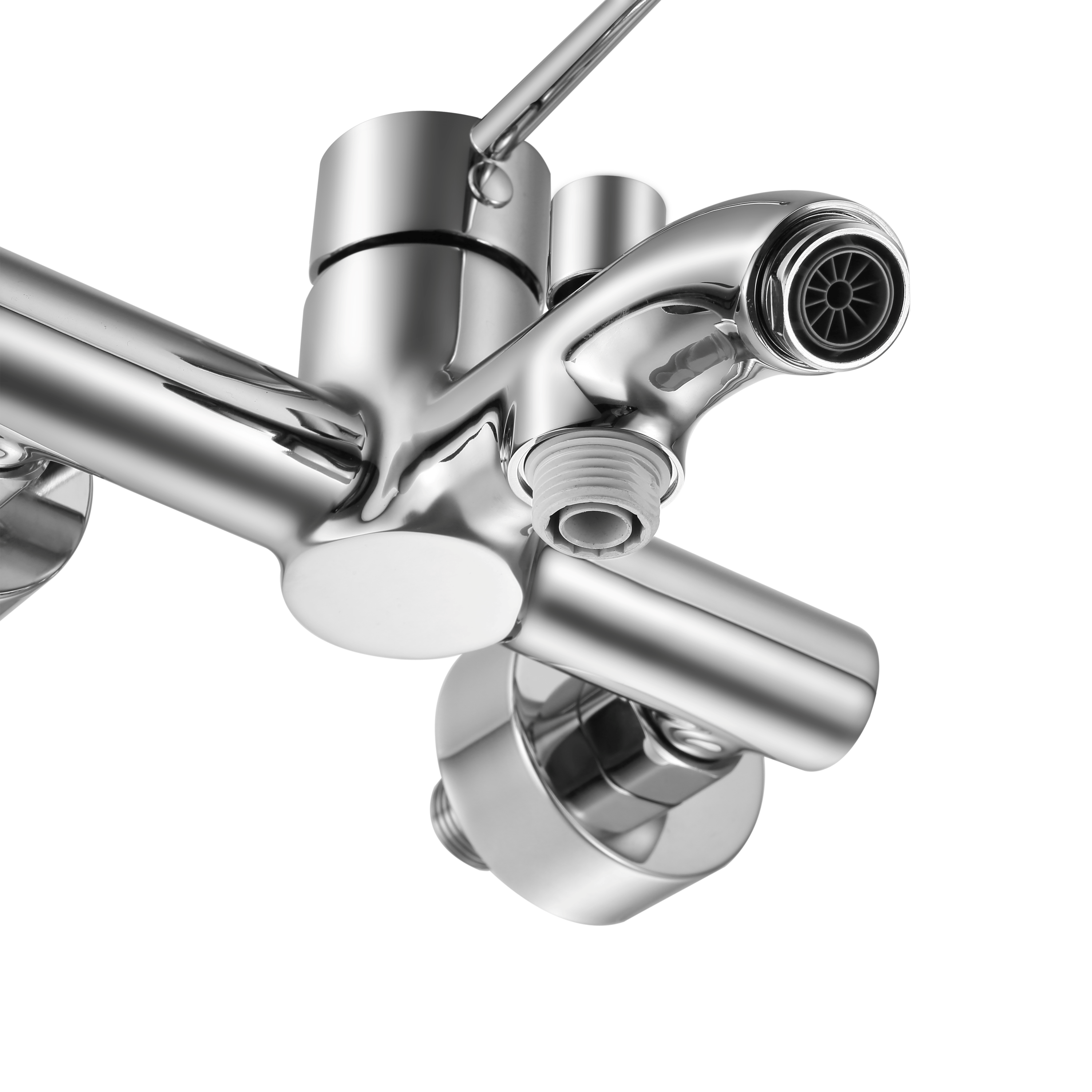 Grifo de bañera monomando SENSEA Mia cromo brillo Latón - 8