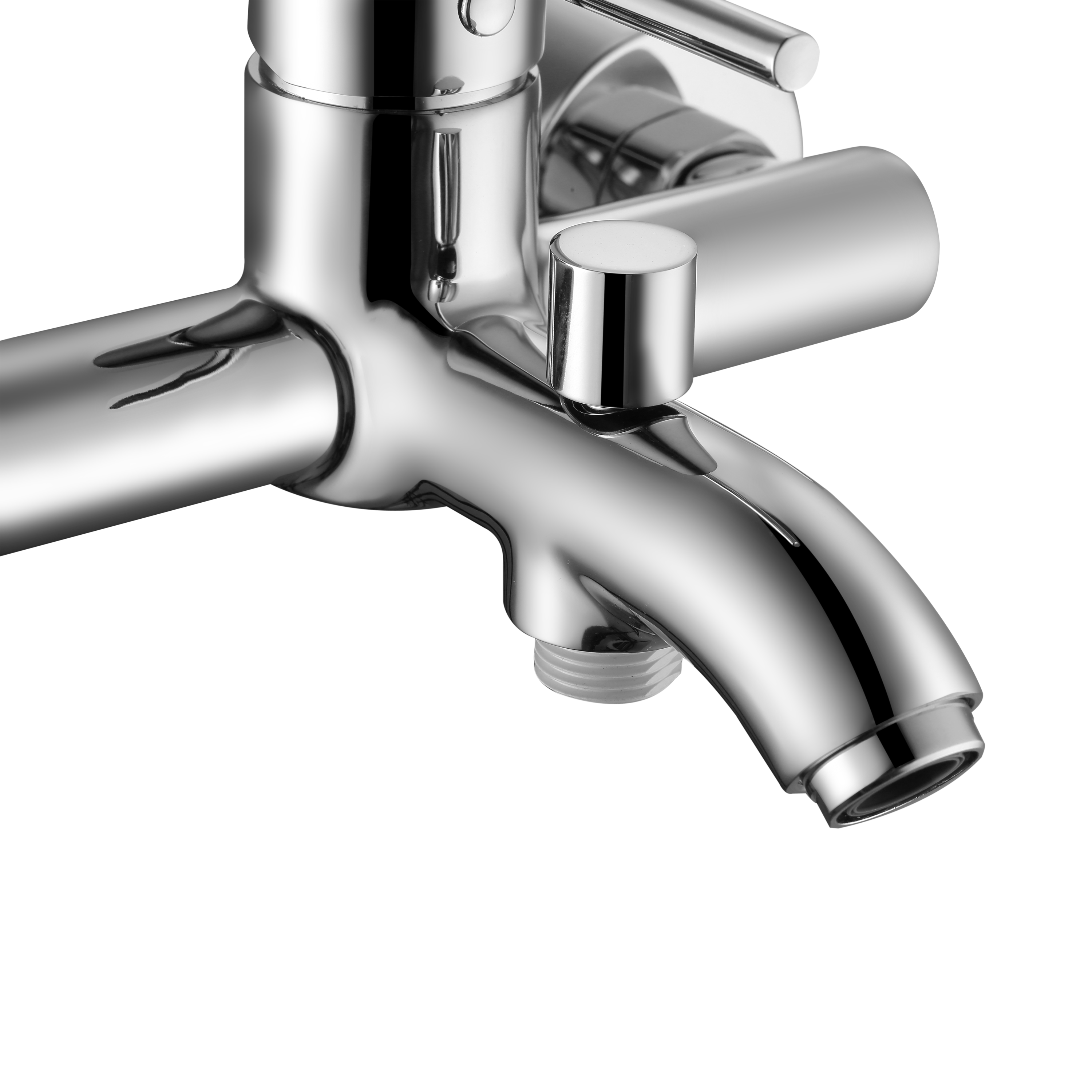 Grifo de bañera monomando SENSEA Mia cromo brillo Latón - 9