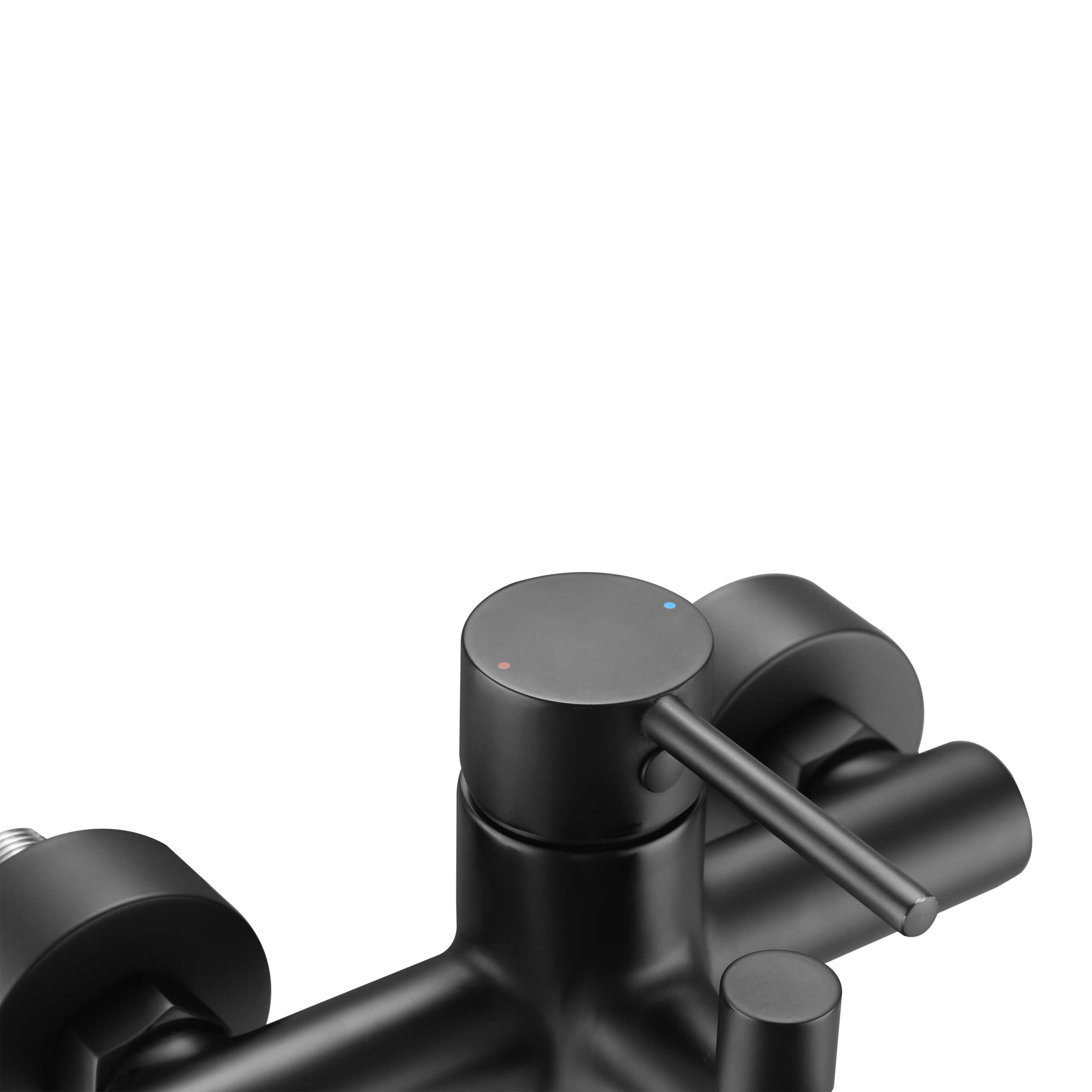 Grifo de bañera monomando SENSEA Mia negro mate Latón - 12