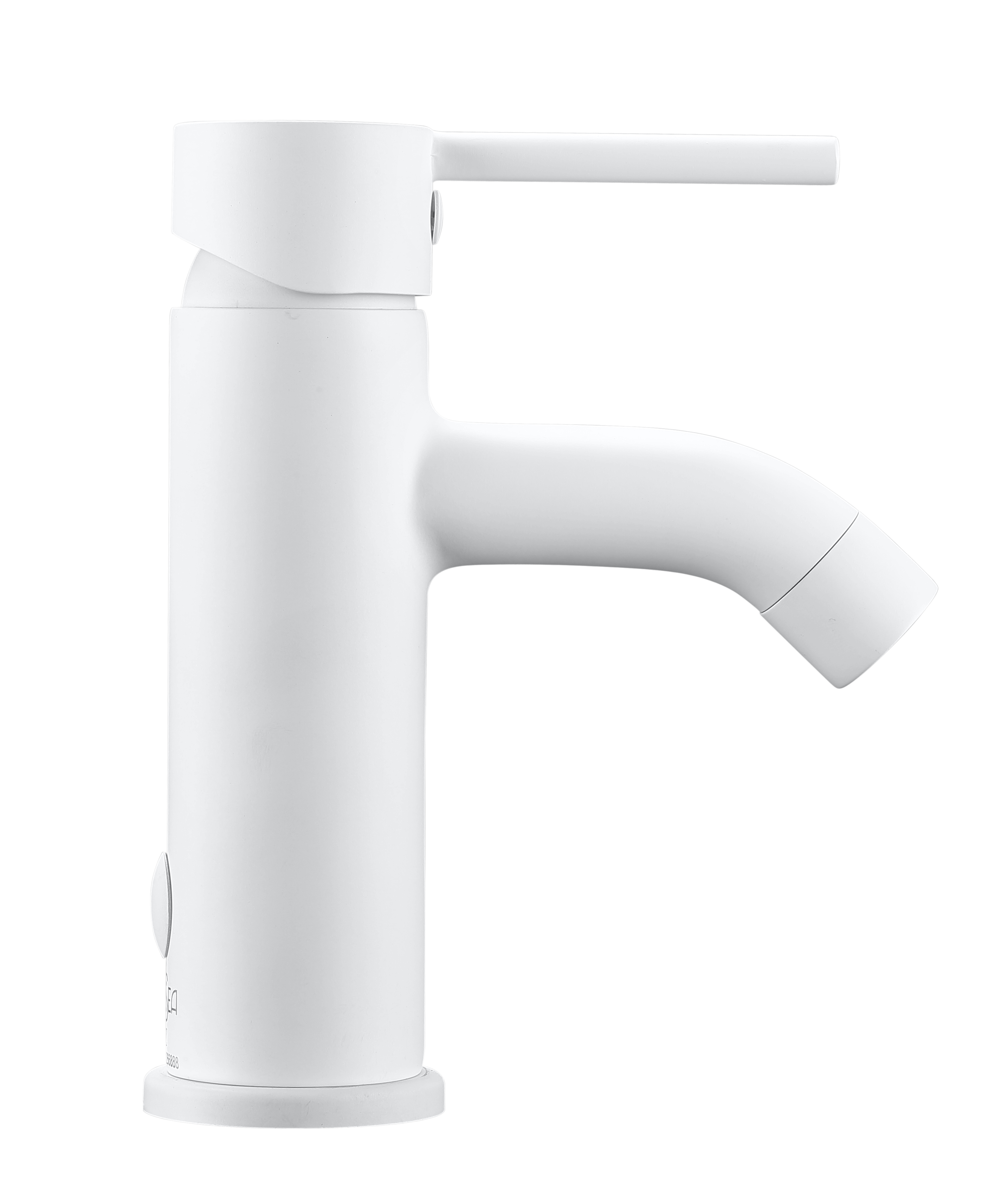 Mitigeur de lavabo blanc brossé M, Mia, SENSEA - 3