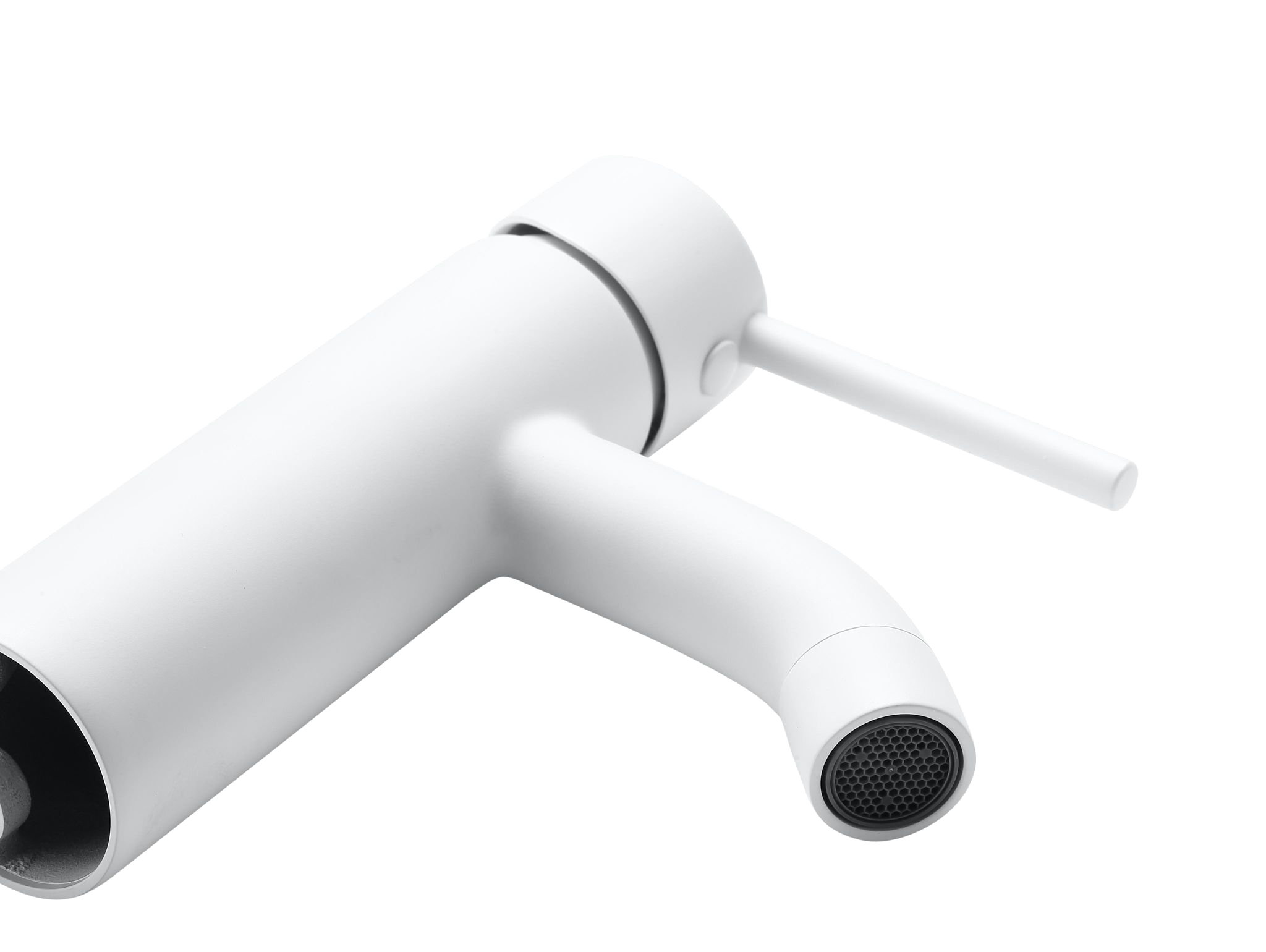 Mitigeur de lavabo blanc brossé M, Mia, SENSEA - 6