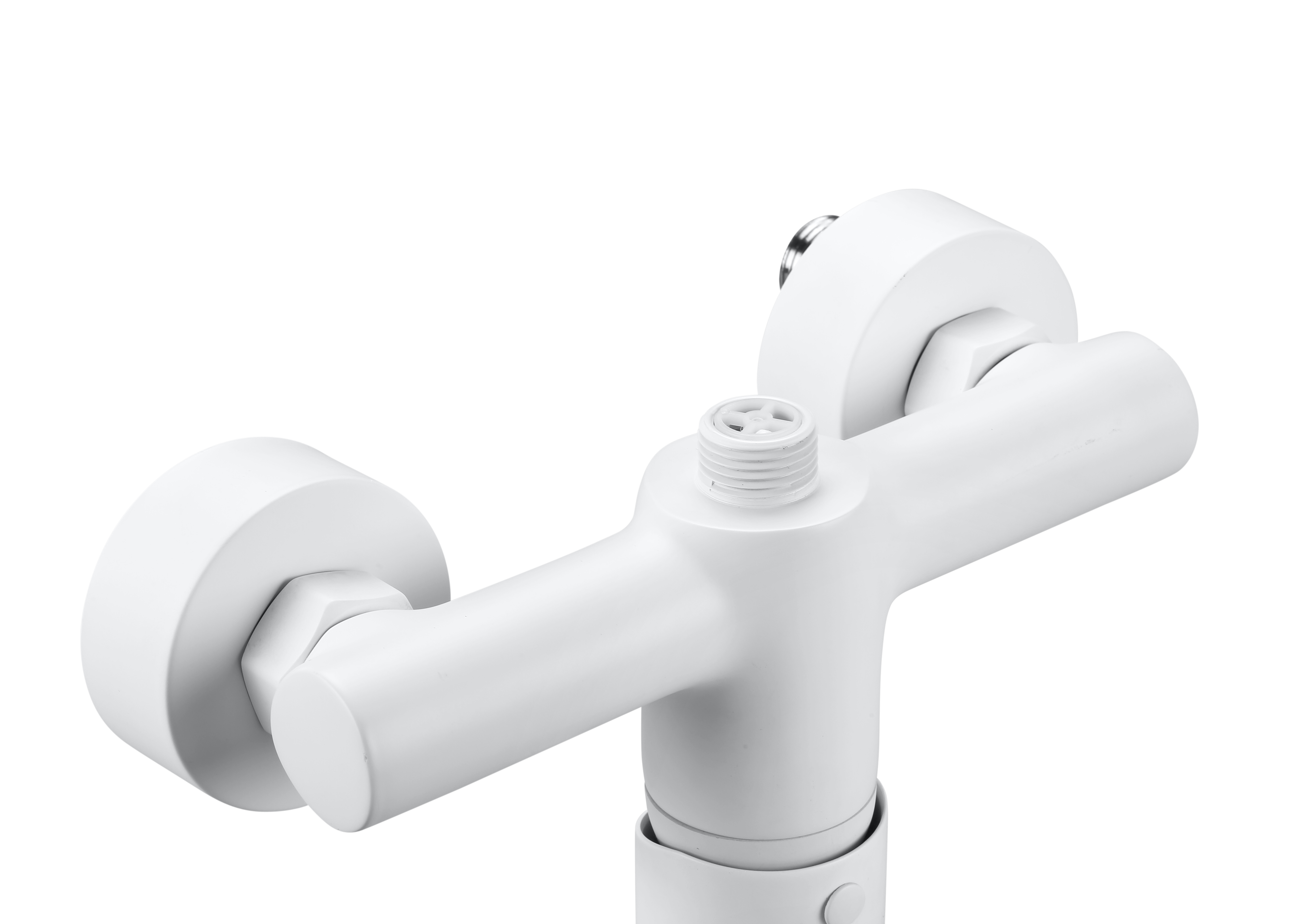 Mitigeur de douche mécanique blanc, Mia, SENSEA - 5