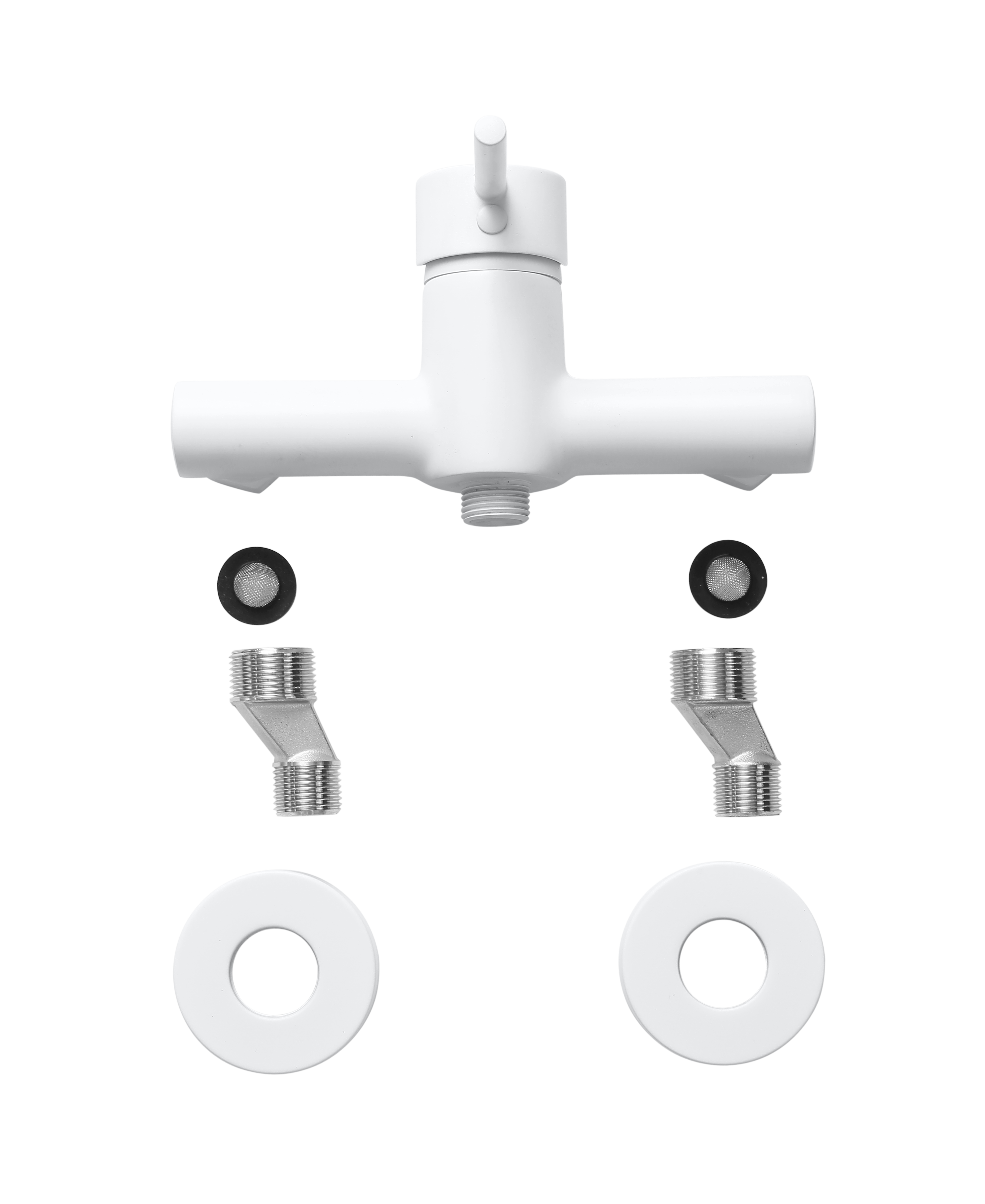 Mitigeur de douche mécanique blanc, Mia, SENSEA - 6
