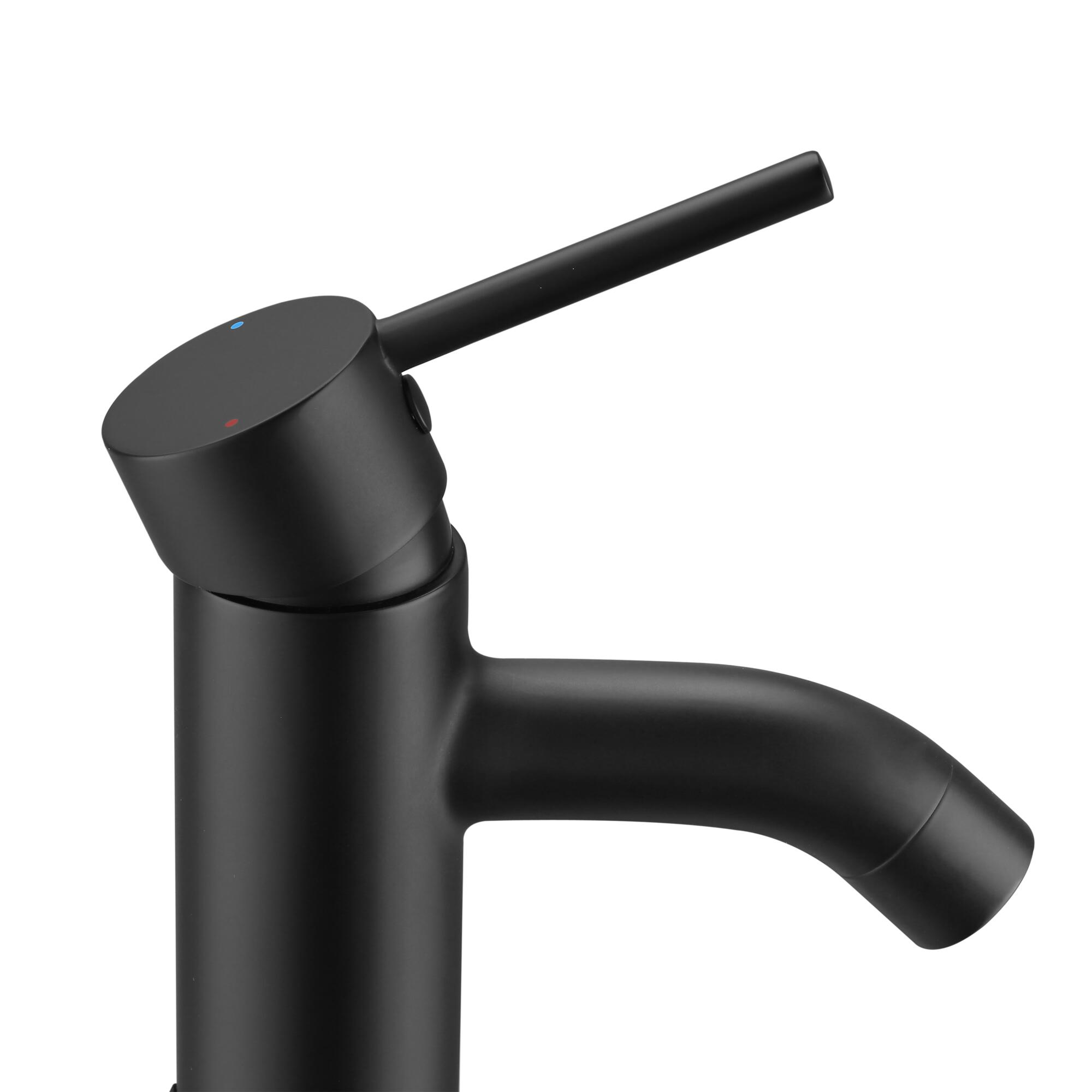 Mélangeur de lavabo noir brossé M, Mia, SENSEA - 5