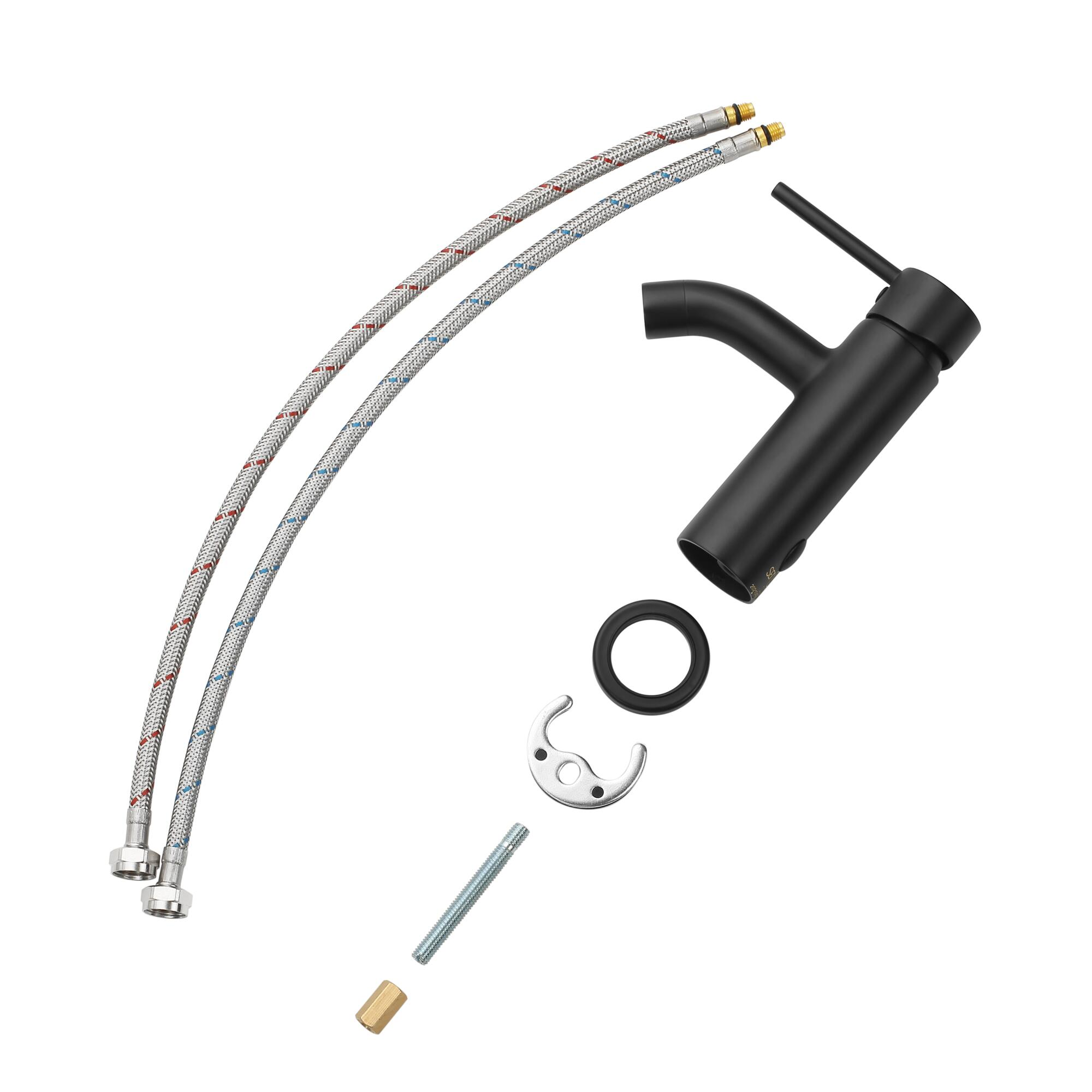 Mélangeur de lavabo noir brossé M, Mia, SENSEA - 7