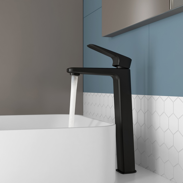 Robinet de lavabo noir XL Remix SENSEA