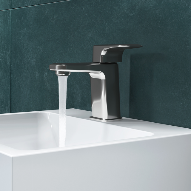 Robinet de lave-mains chrome, eau froide, Remix, SENSEA