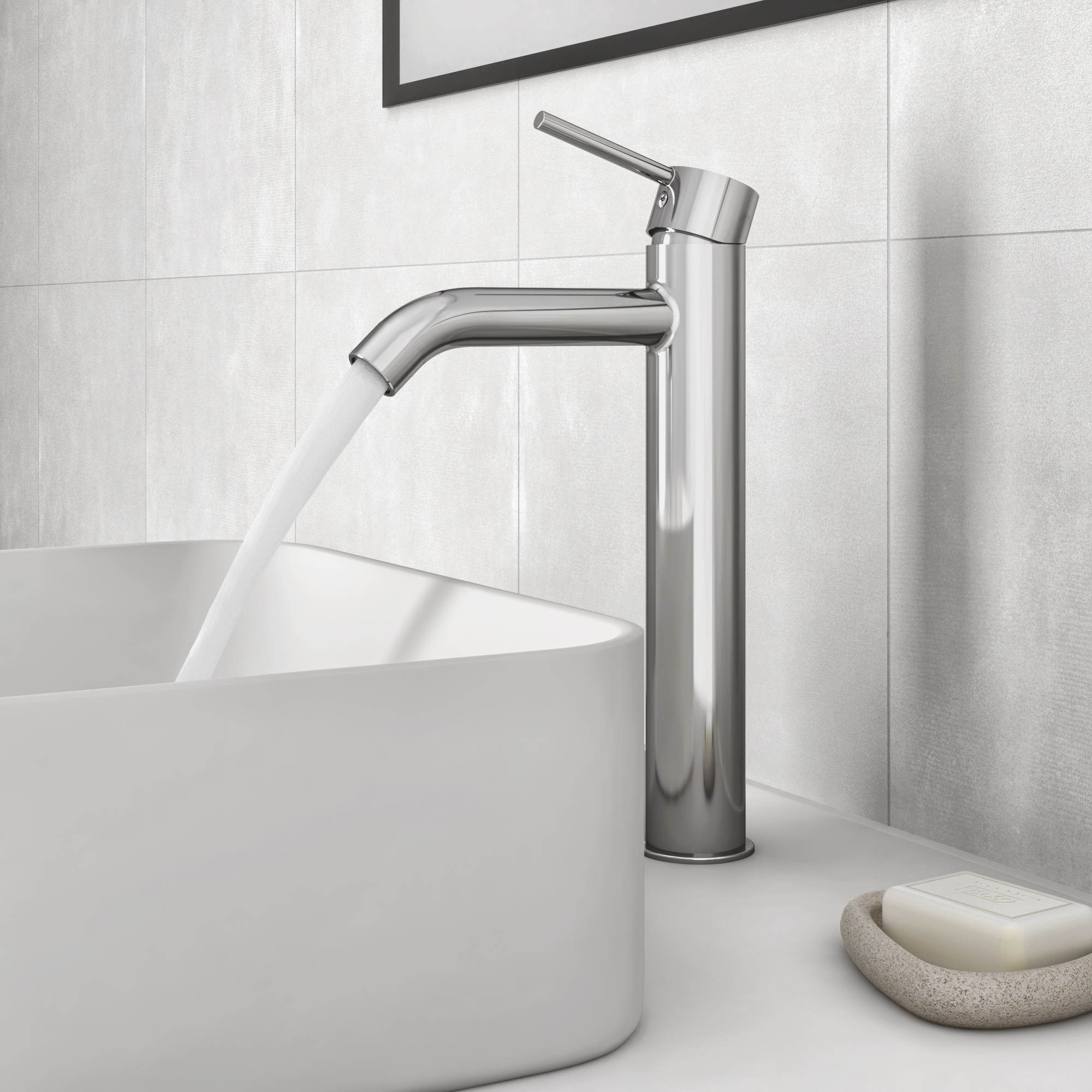 Torneira de lavatório SENSEA MIA CANO ALTO CROMADO - 5