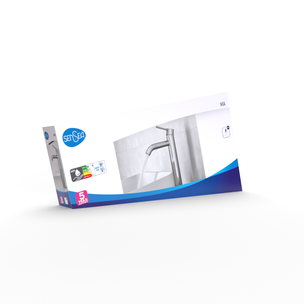 Torneira de lavatório SENSEA MIA CANO ALTO CROMADO - 10