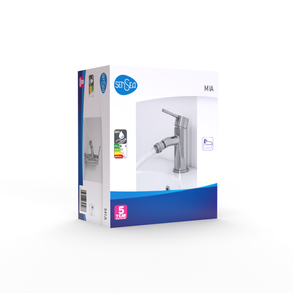 Torneira de bidé SENSEA MIA CROMADO - 10