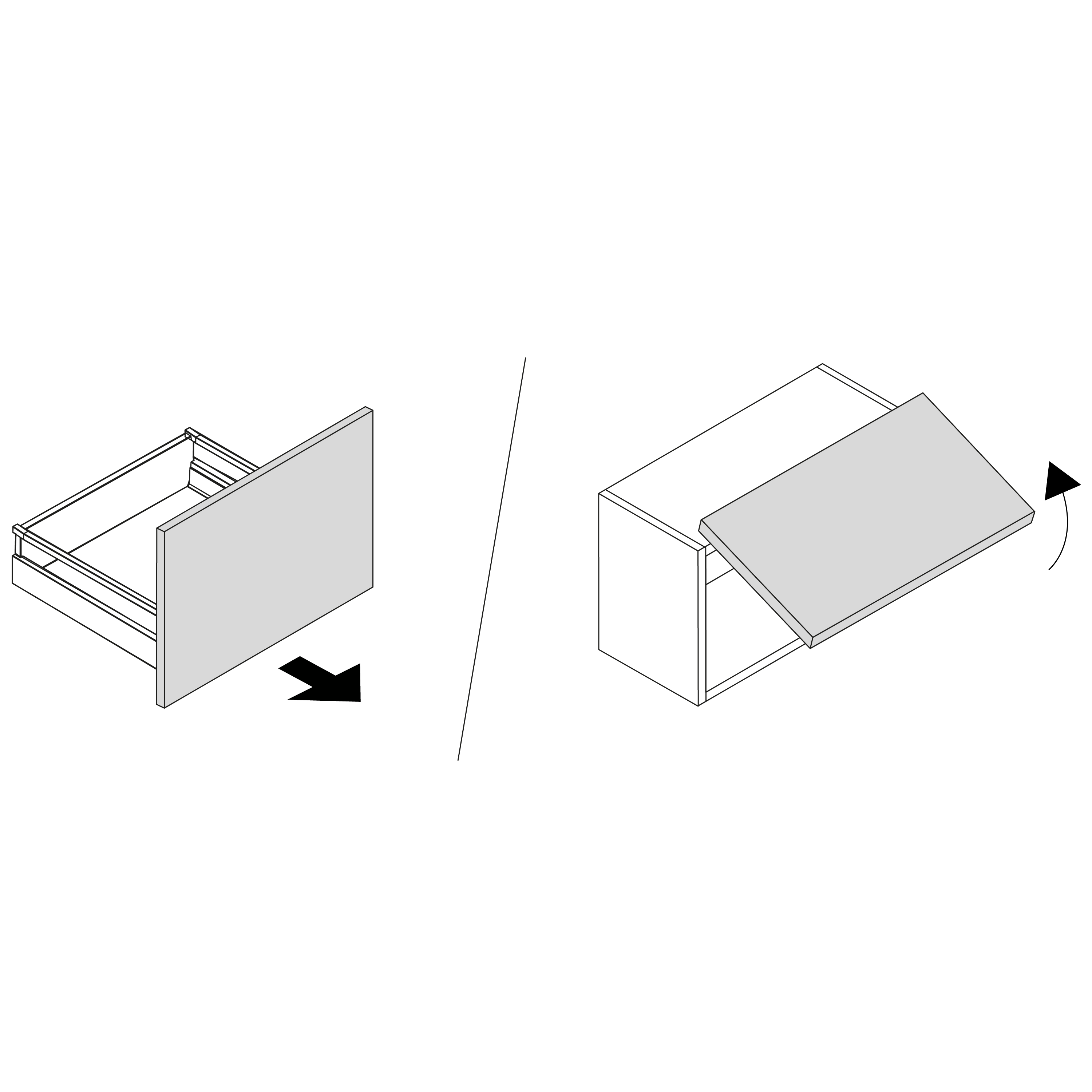 Façade de tiroir de cuisine Venise brique mat H.38.1 x l.79.7 cm - 3