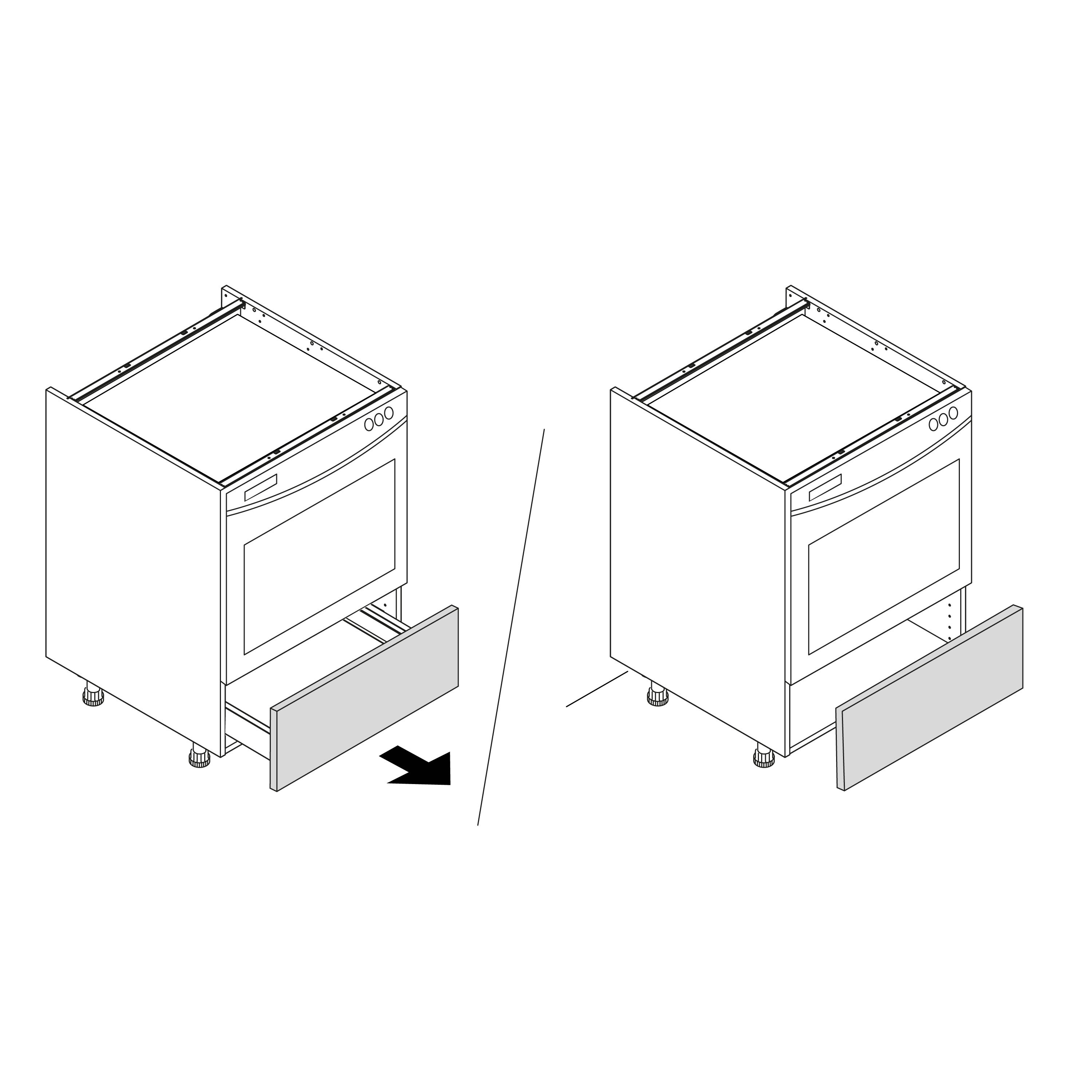 Finition des meubles de cuisine Sevilla blanc H.16.7 cm x L.59.7 cm x Ep.18 mm - 7