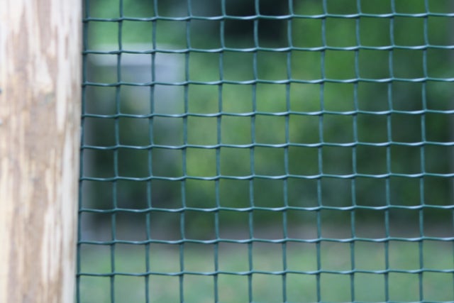 Grillage plastique polyéthylène vert 1X3M, Idéal Garden maille H.10 x l.10 mm