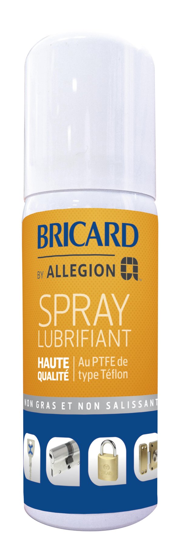 Lubrifiant à poudre de graphite pour cylindre de serrure BRICARD 50ml