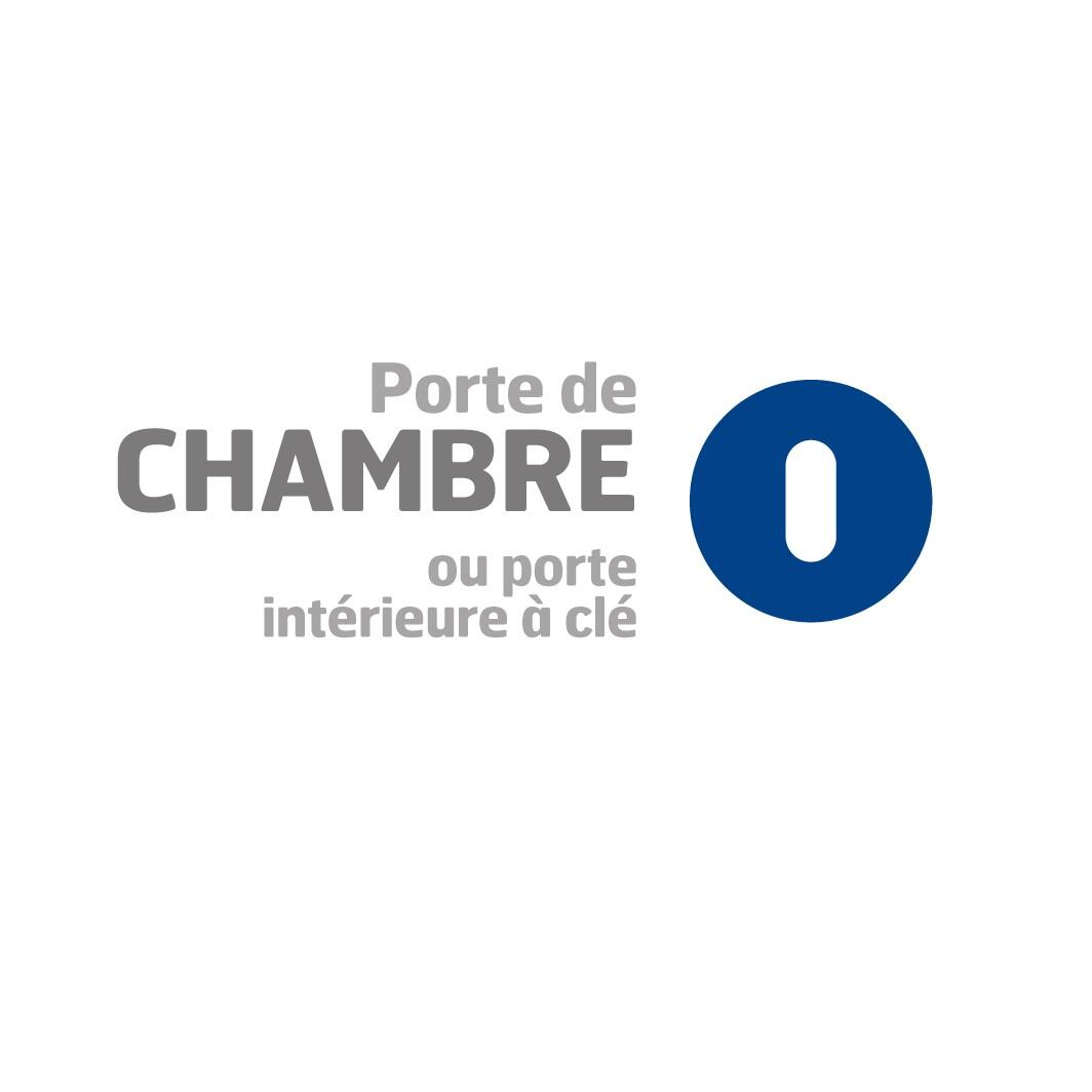 Serrure encastrée BRICARD, à clé, axe 50 mm - 2