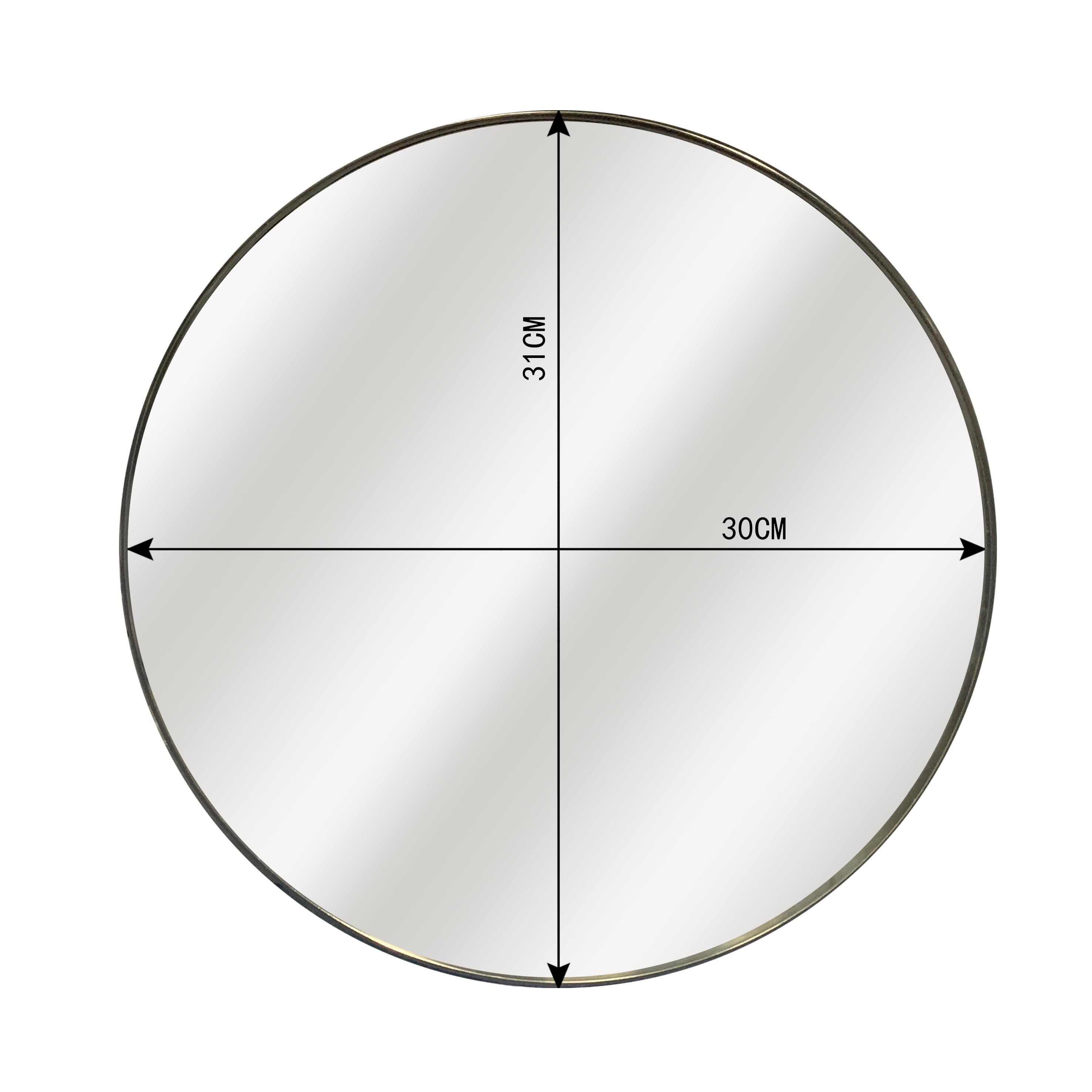 Miroir rond, métal doré Glam INSPIRE diam.31 cm - 5