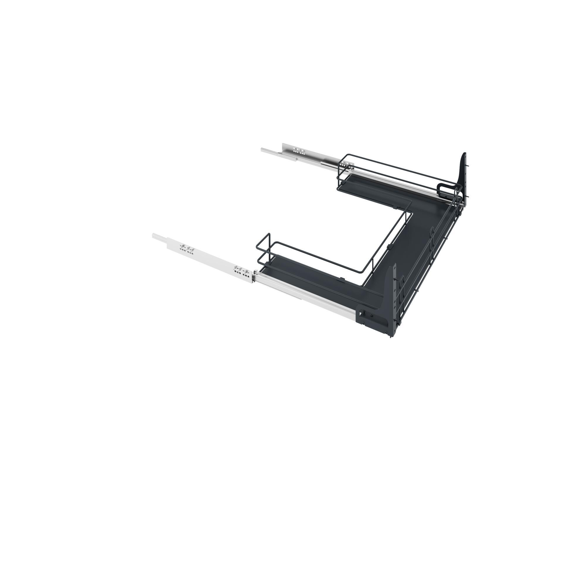 Tiroir sous évier DELINIA ID gris anthracite L80 - 3