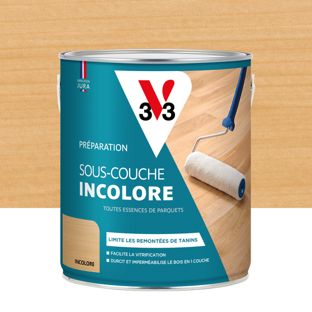 Sous-couche Incolore pour parquet V33 2.5L