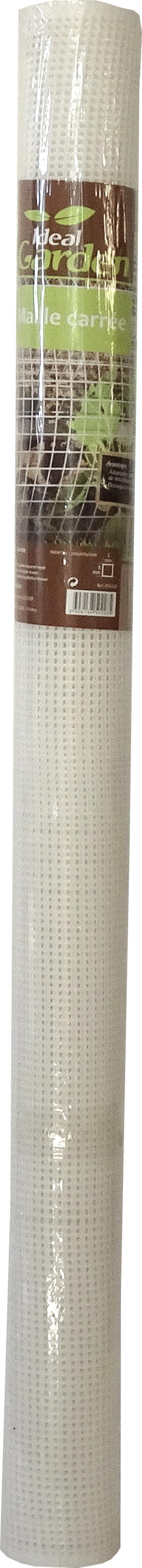 Grillage plastique polyéthylène blanc 1X3M, Idéal Garden, maille H.5 x l.5 mm - 2
