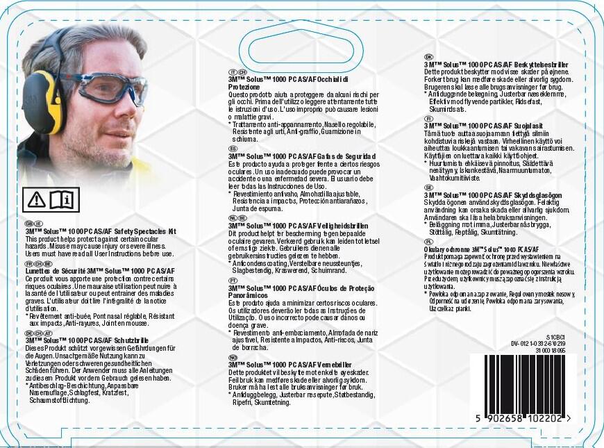 Lunettes de protection traitement scotchgard™ - antibuée et anti-rayure 3M Solus - 7