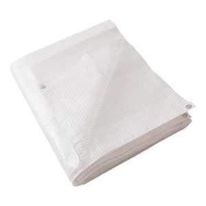Lona Agrícola 2,5x3,5 M Blanco Crema - Garantía De 8 Años TECPLAST