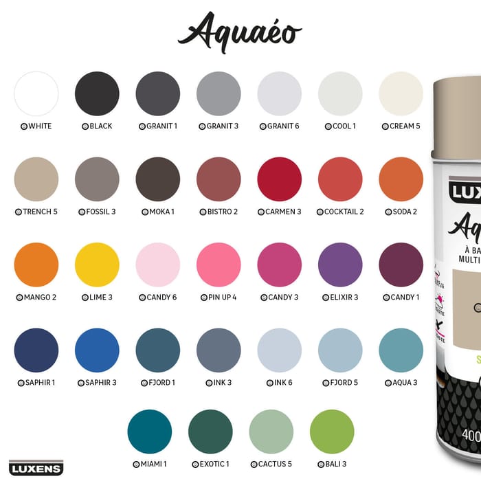Karta kolorów Aquaeo Luxens