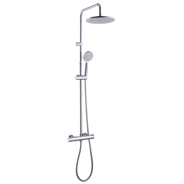 Colonna doccia con miscelatore Essential termostatica cromo