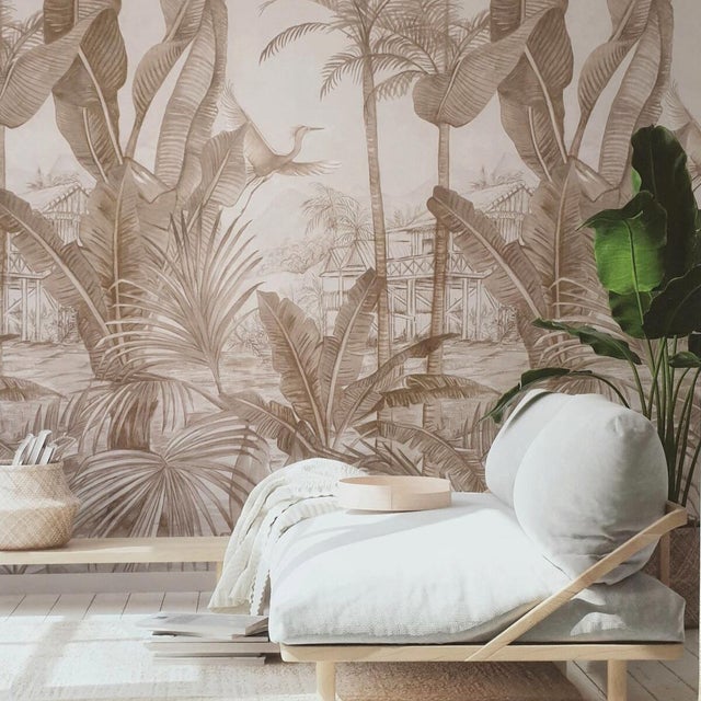 Fotomurale SAINT HONORE Jungla, Marrone 159X280 cm