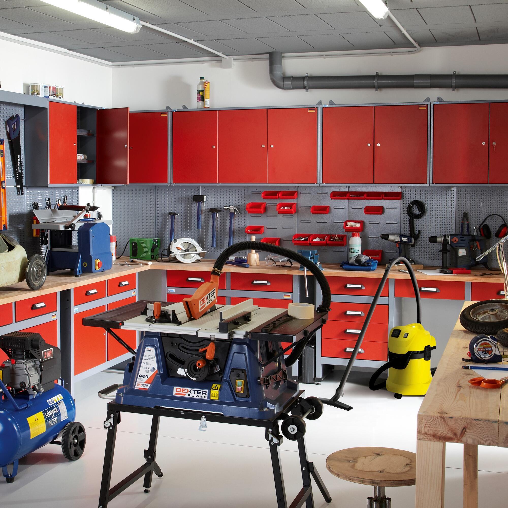 Barre de rangement pour outils tuyau pour garage chalet atelier