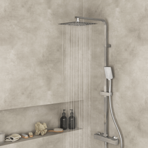 Colonne de douche thermostatique, SENSEA Studio, Chrome