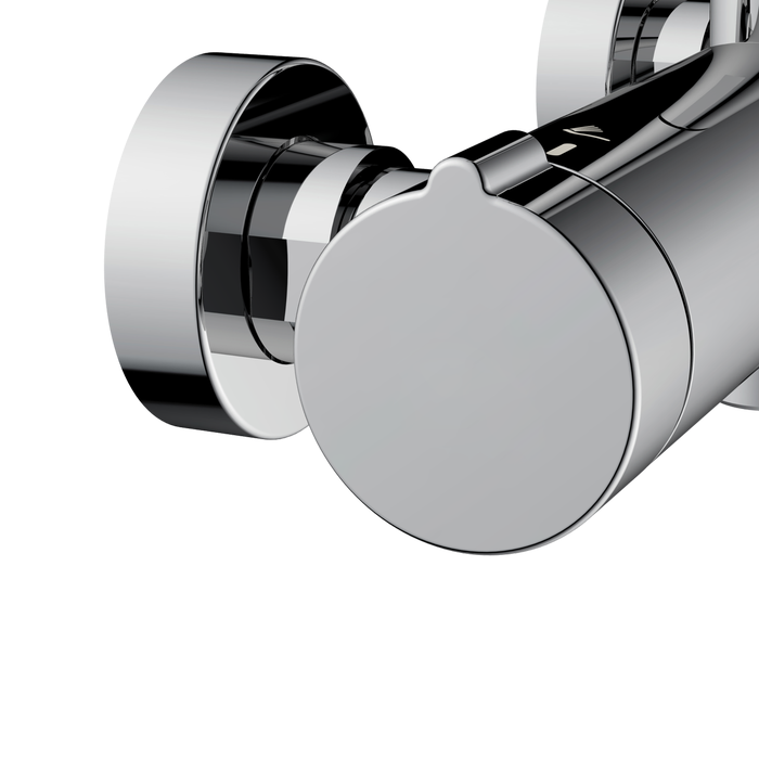 detalhe zoom tecnico conjunto de duche Essential 