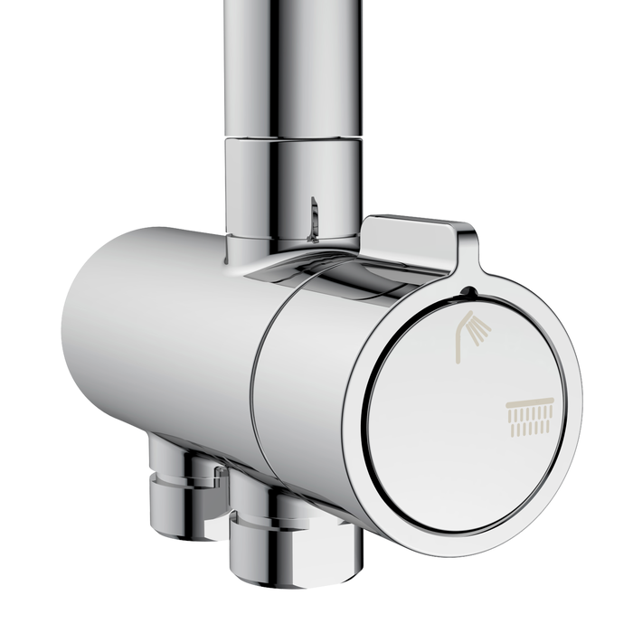 Desviador giratorio columna de ducha sensea