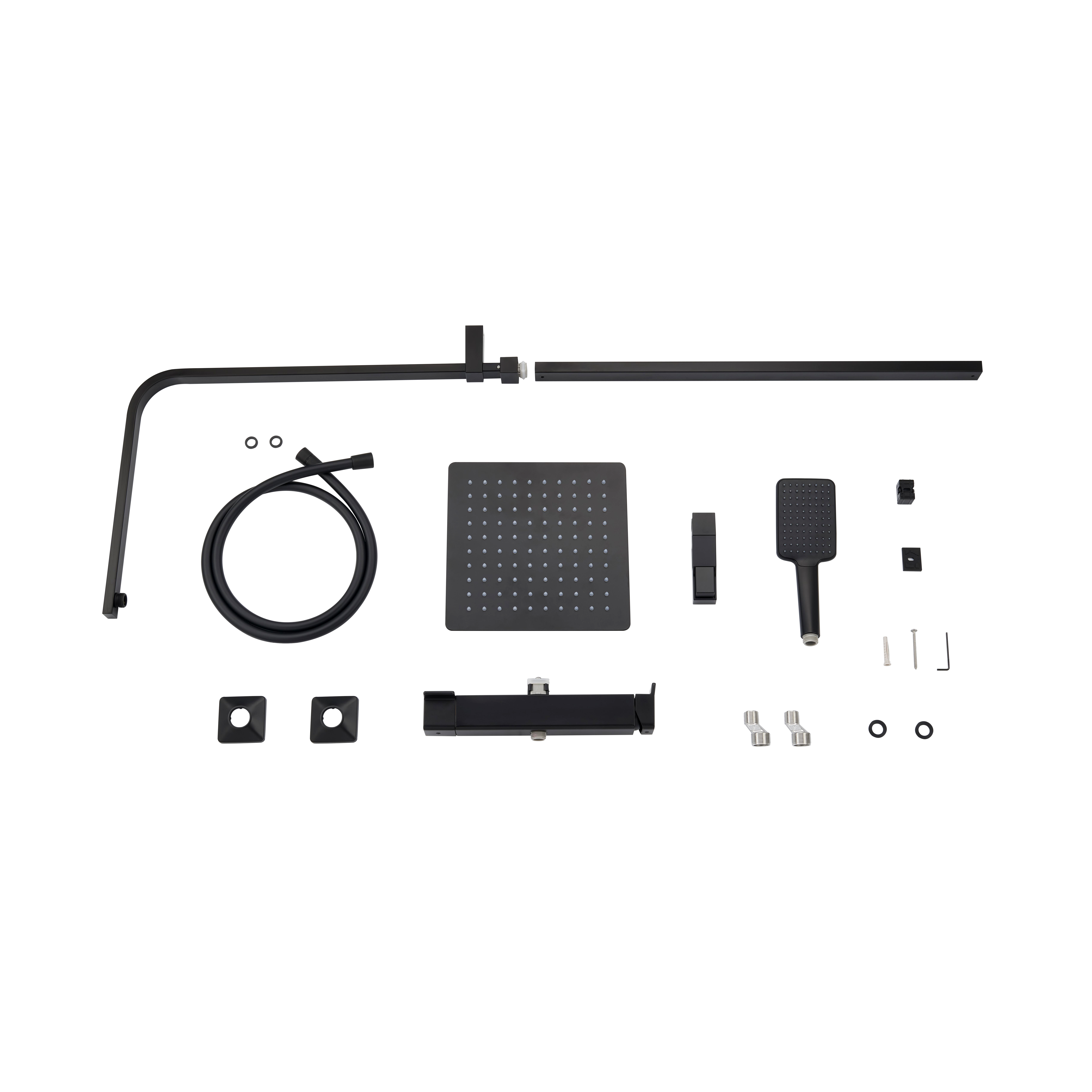 Colonne de salle de bains mécanique, SENSEA Studio, Noir - 5