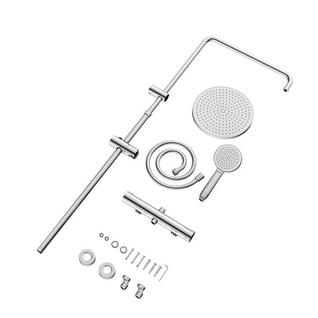 Colonna doccia con miscelatore Essential termostatica cromo