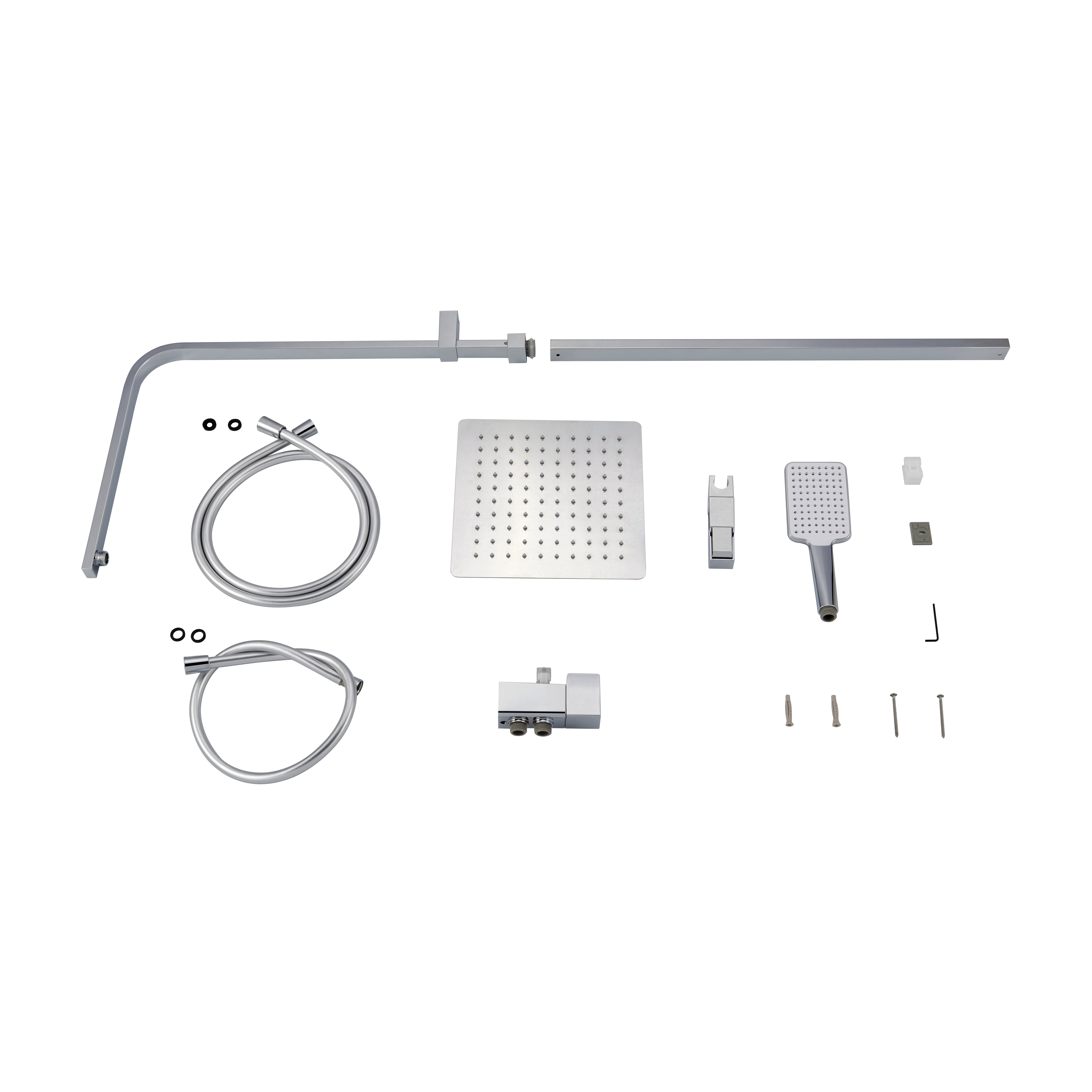 Colonna doccia senza miscelatore Studio V3 cromo - 5