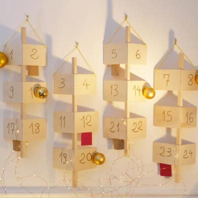 photo d'un calendrier de l’avent graphique