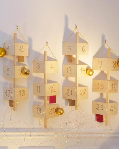 photo d'un calendrier de l’avent graphique