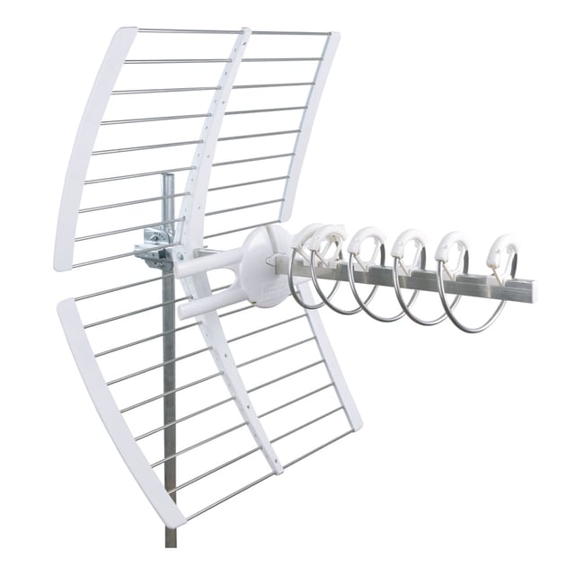 Antenna TV Digitale Interna - 4K 1080P, 360&deg;, Fino A 980 Miglia, Per Onda Terrestre