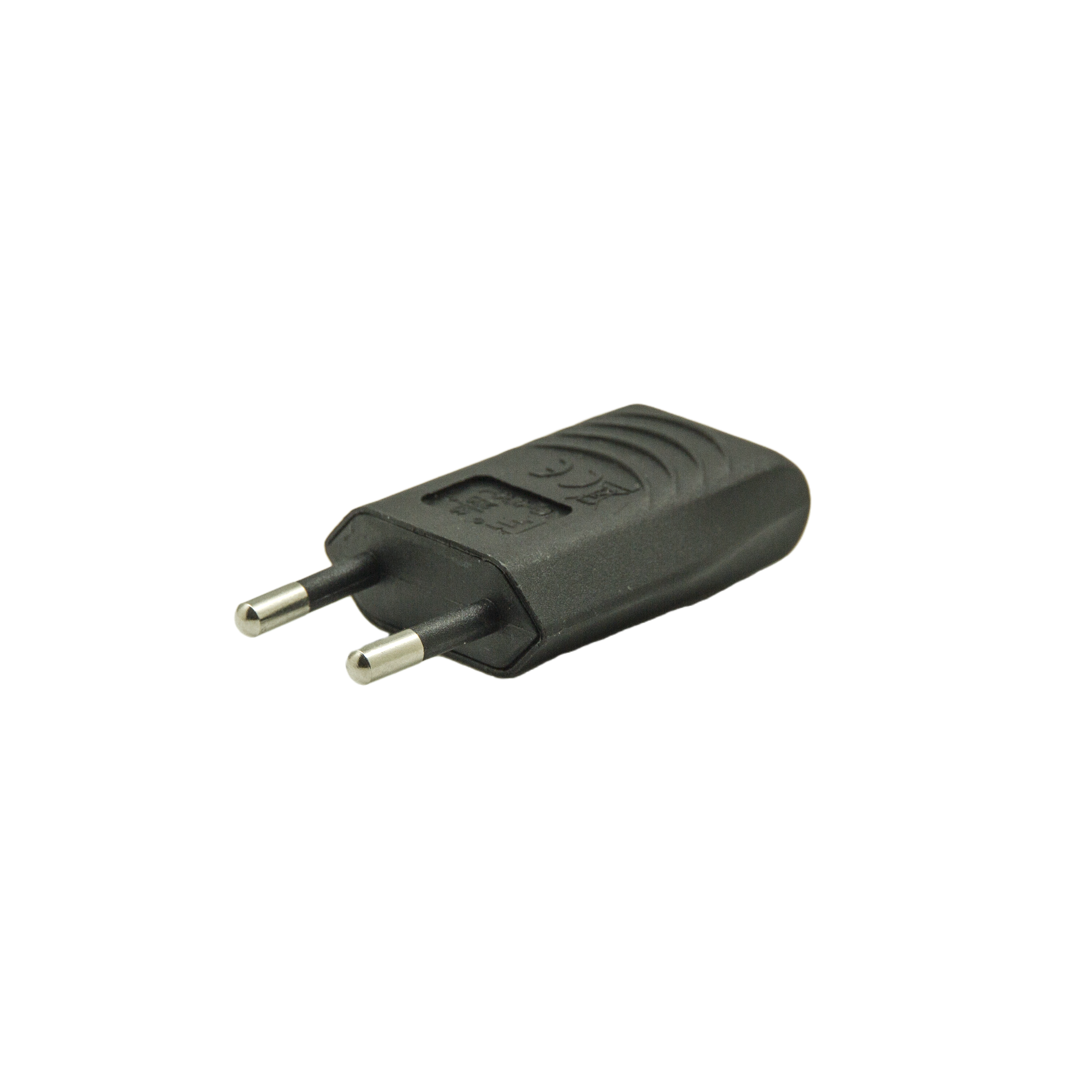 Clavija negra lexman 10a de 250v