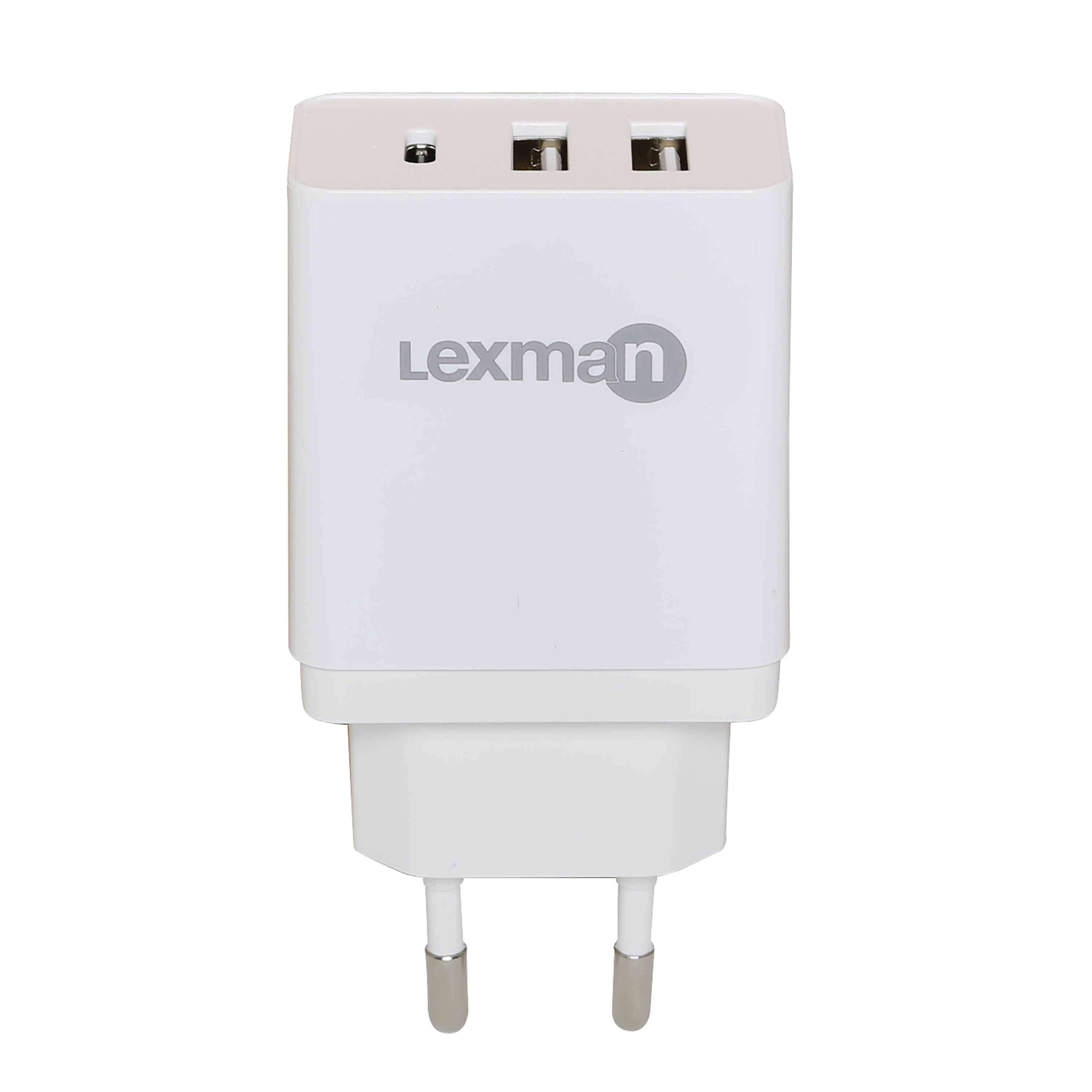 Cargador 2xusb + tipo c 3.0 lexman